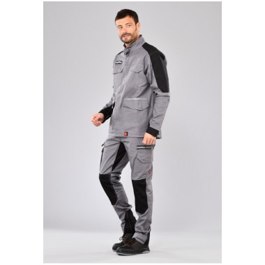 BLOUSON BATIWORK - GRIS ACIER